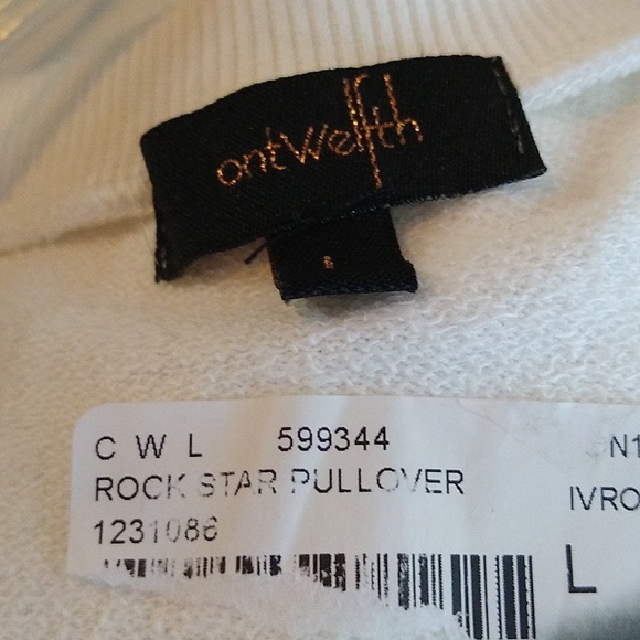 NWT Ontwelfth Rock Star Pullover MSRP $45 P2P M:23 L:24 NWT - Picture 12 of 12